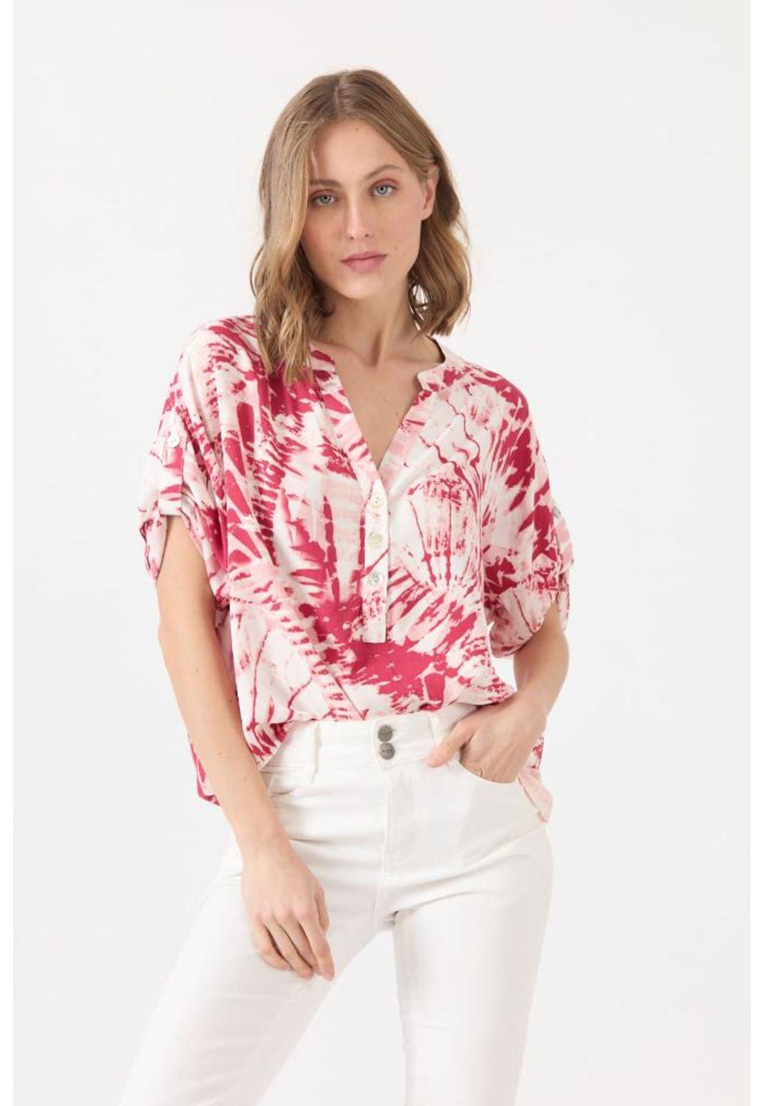Blusa roja estampada PRIVILEGE 1599-1