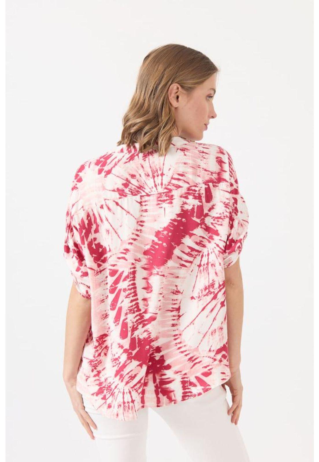 Blusa roja estampada PRIVILEGE 1599-3