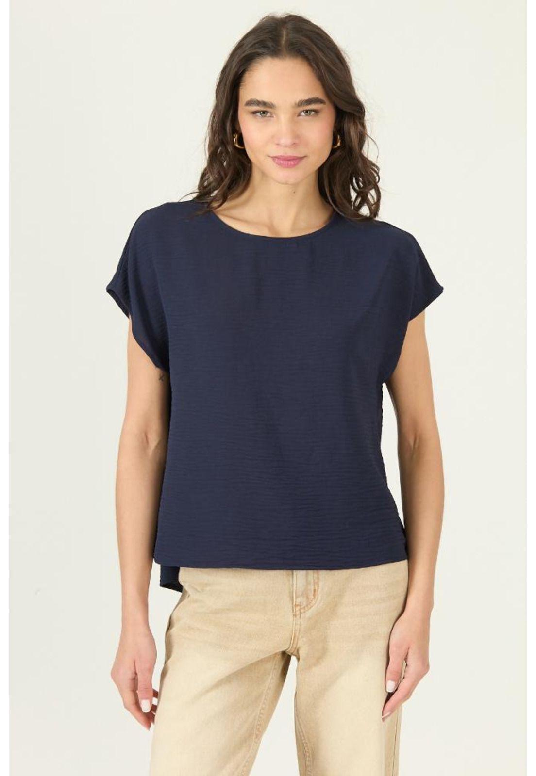 Blusa azul marino PRIVILEGE 2927-1