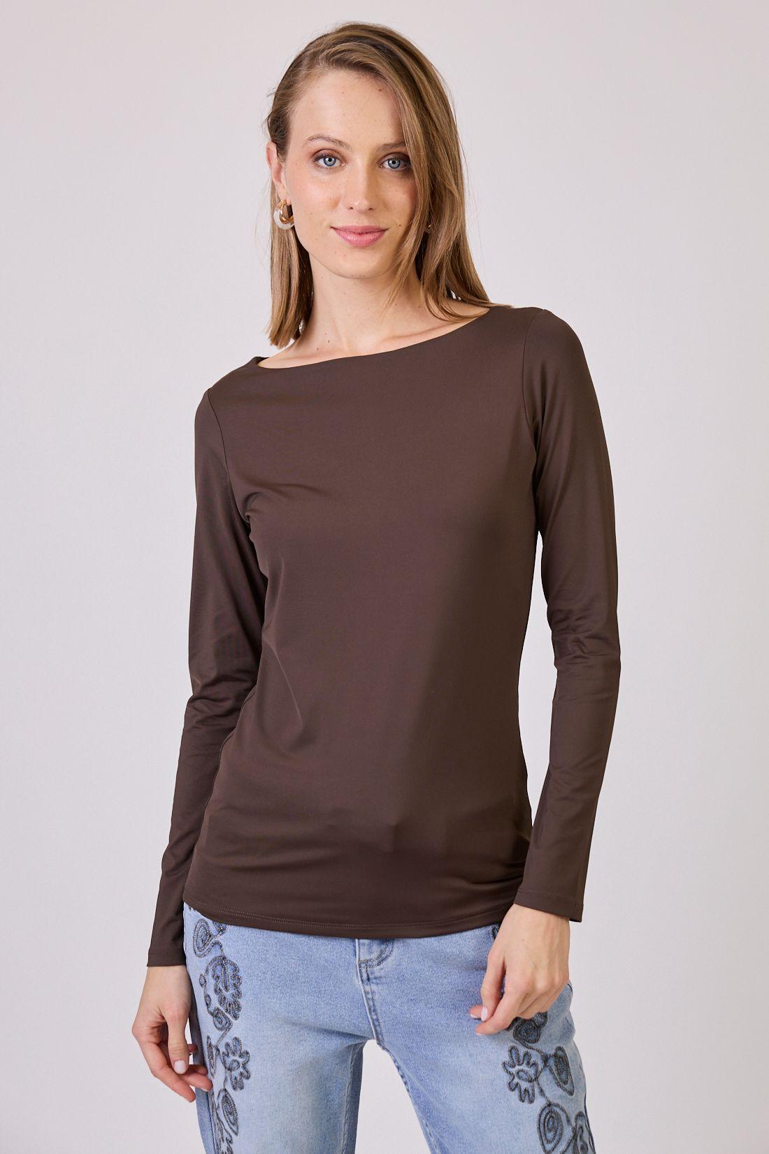 Polera Poliamida Café Moro Cod 2800026-1