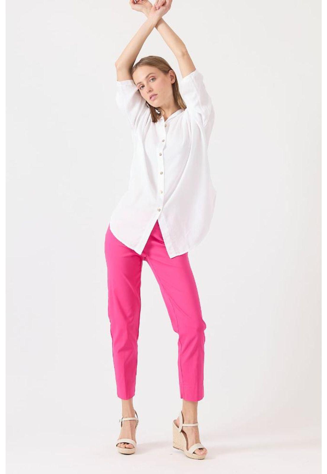 Pantalon regular fucsia PRIVILEGE 345-0