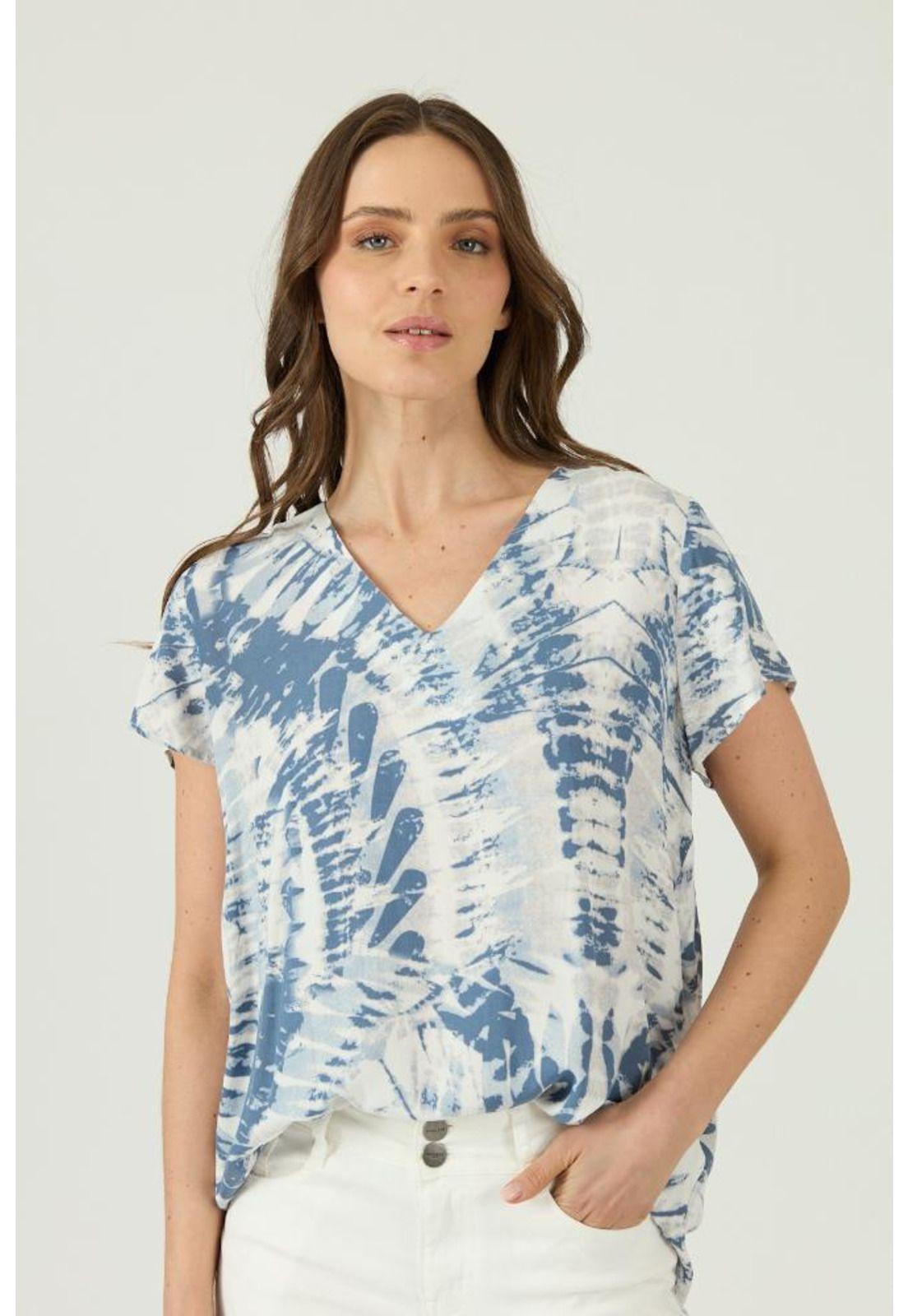 Blusa denim estampada PRIVILEGE 1603-1