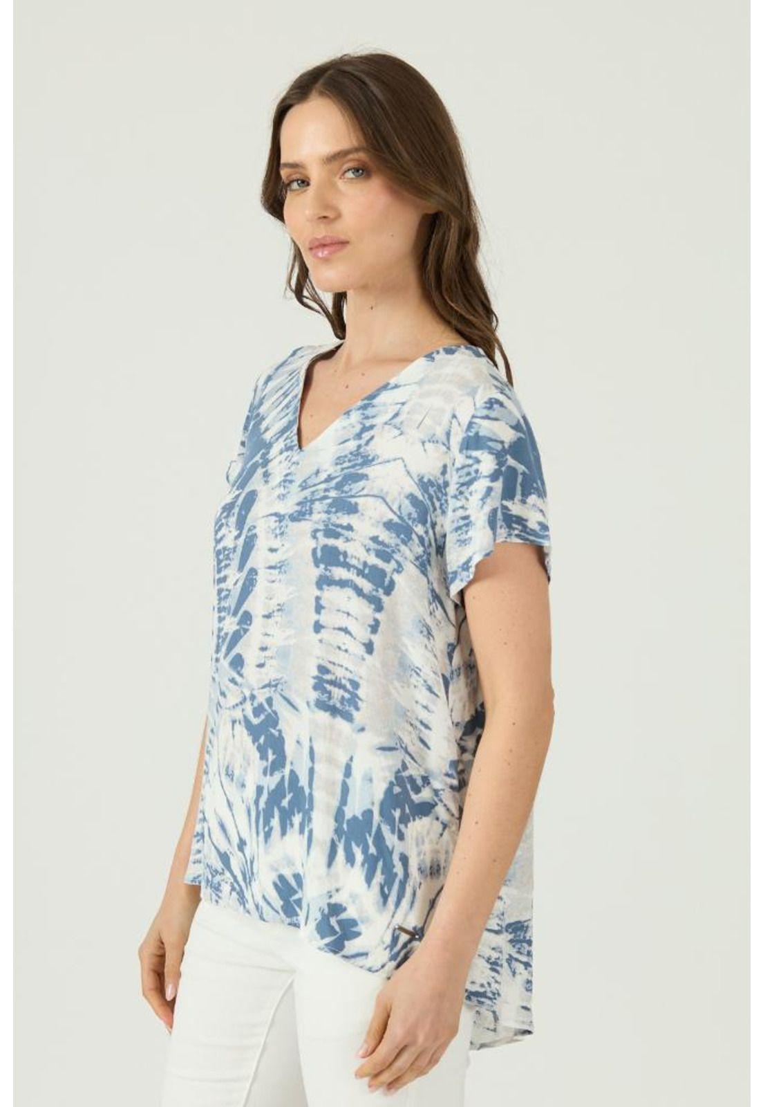 Blusa denim estampada PRIVILEGE 1603-4