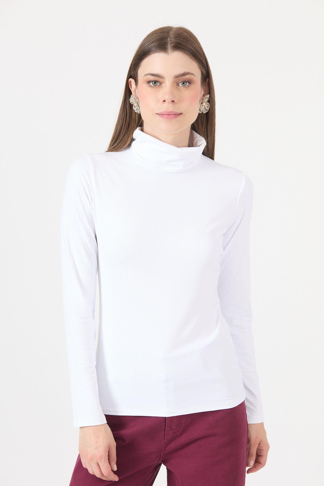 Polera Poliamida Blanca Cod 2800036-2
