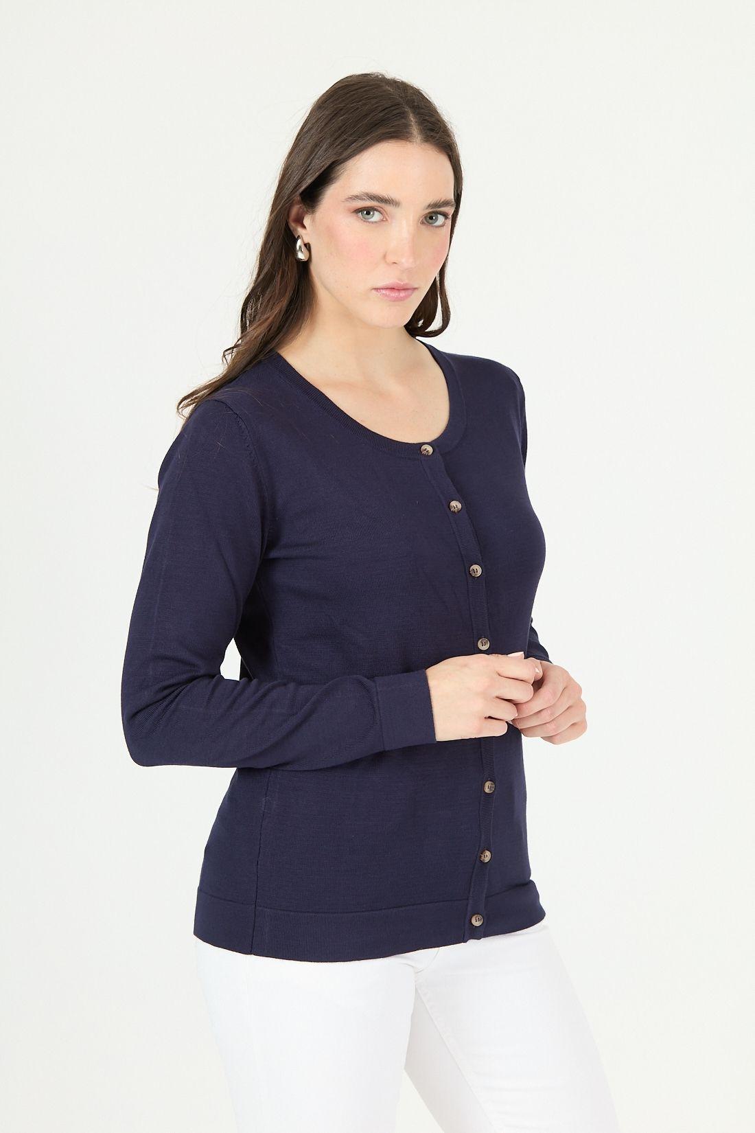 Cardigan Azul Marino Cod 7900275-2