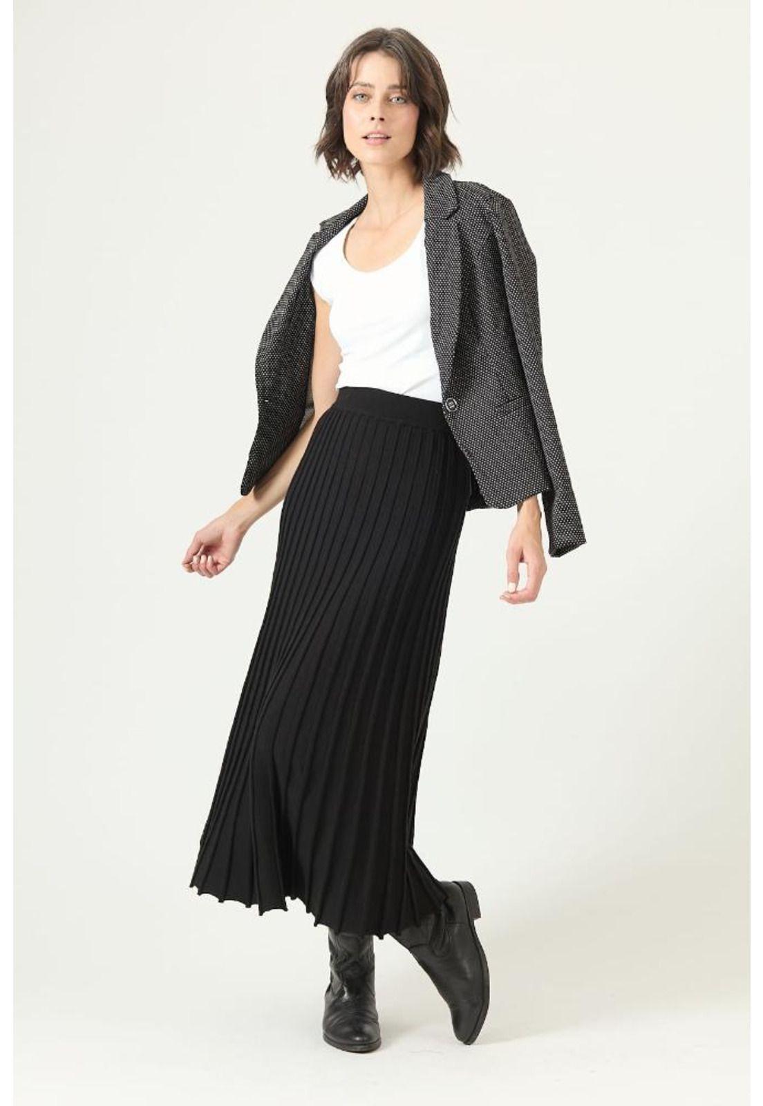 Falda negra PRIVILEGE 2754-0