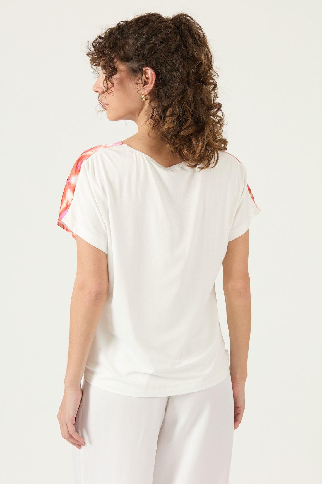 Polera Estampada Naranjo Cod 2756855-4
