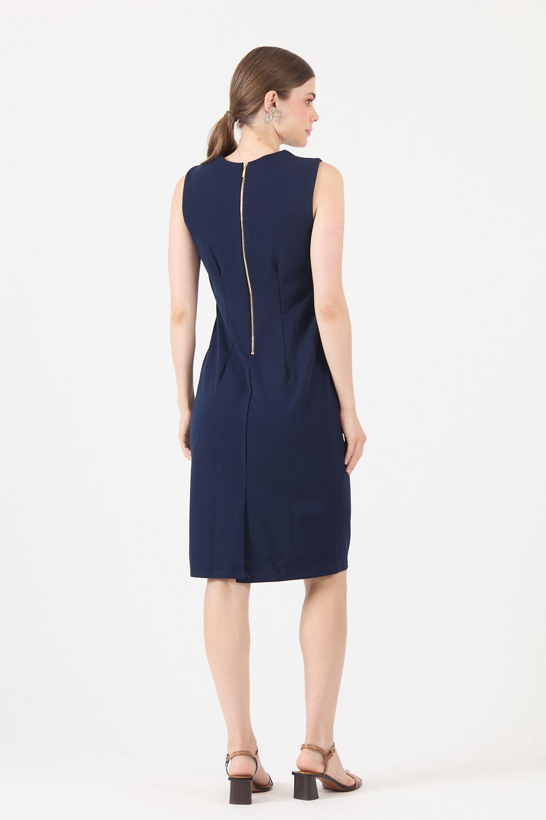 Vestido Azul Cod 4005976-4