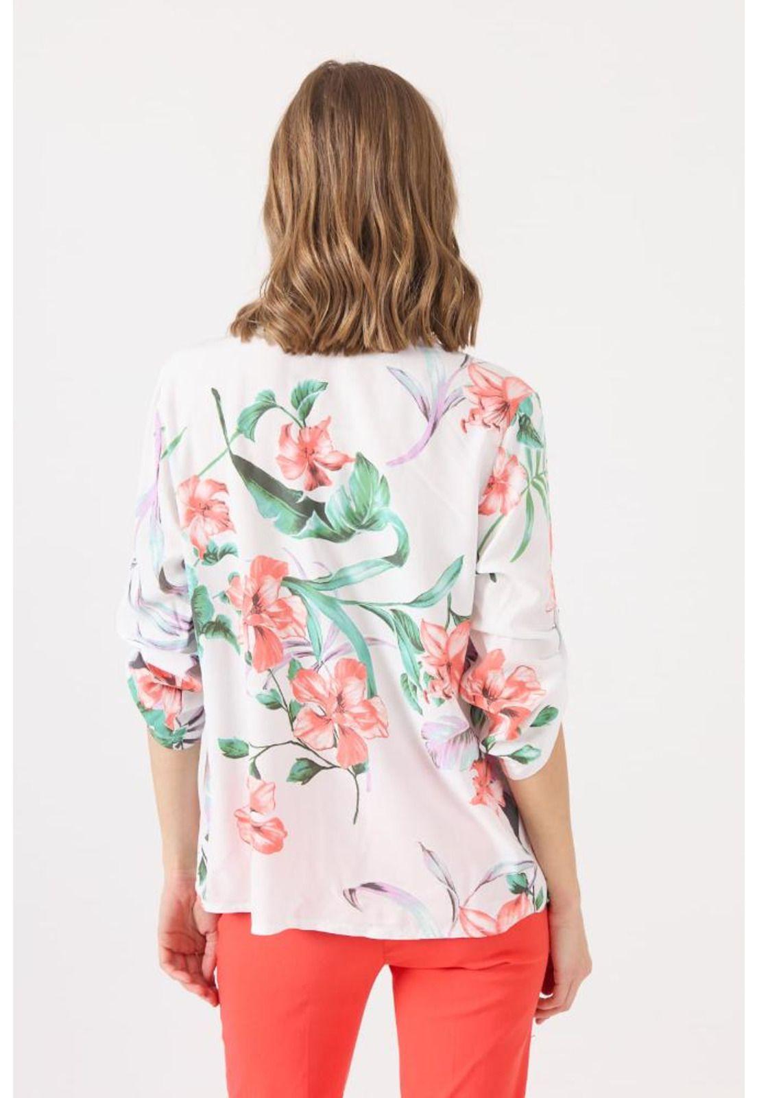 Blusa blanca estampada PRIVILEGE 1203-3