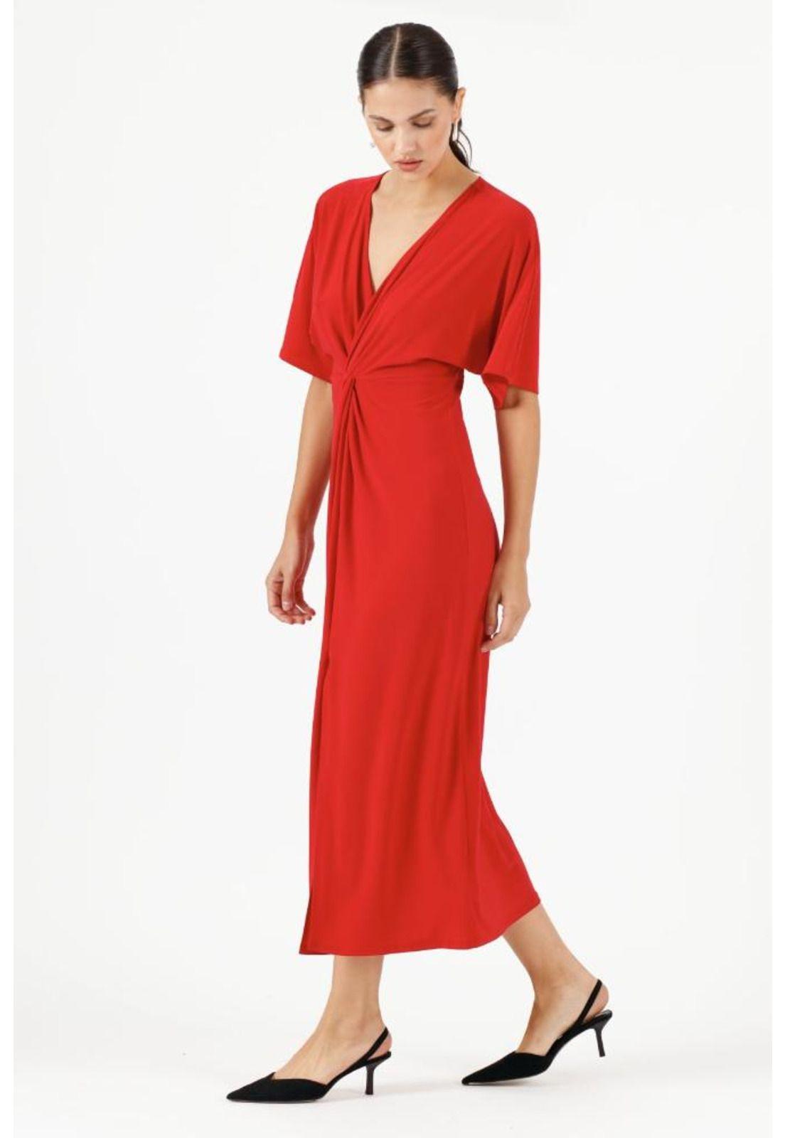 Vestido rojo PRIVILEGE 317-4
