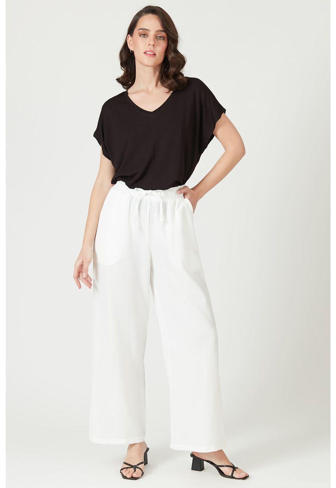 Pantalon wide leg blanco-4