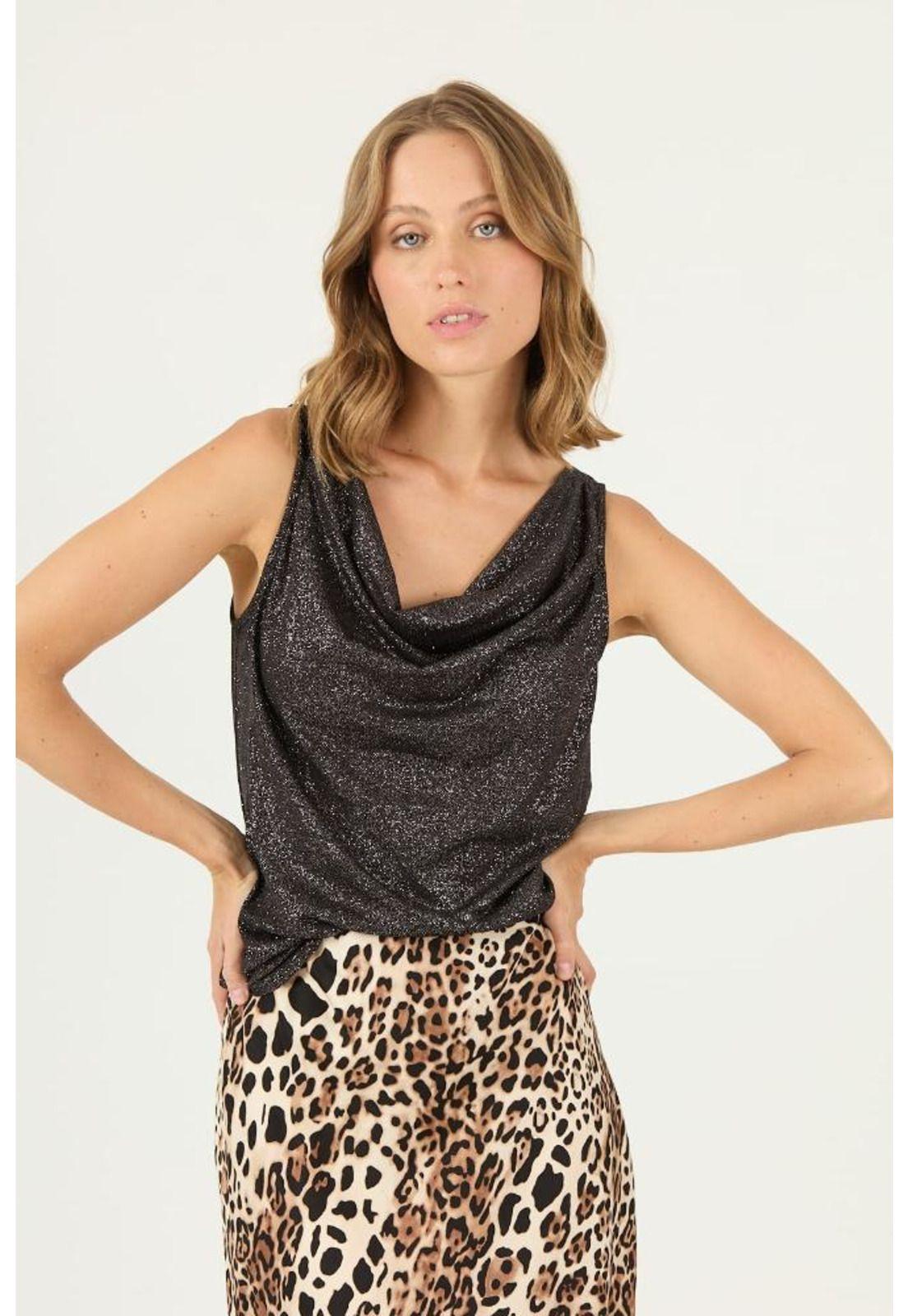 Polera negra PRIVILEGE 2137-1