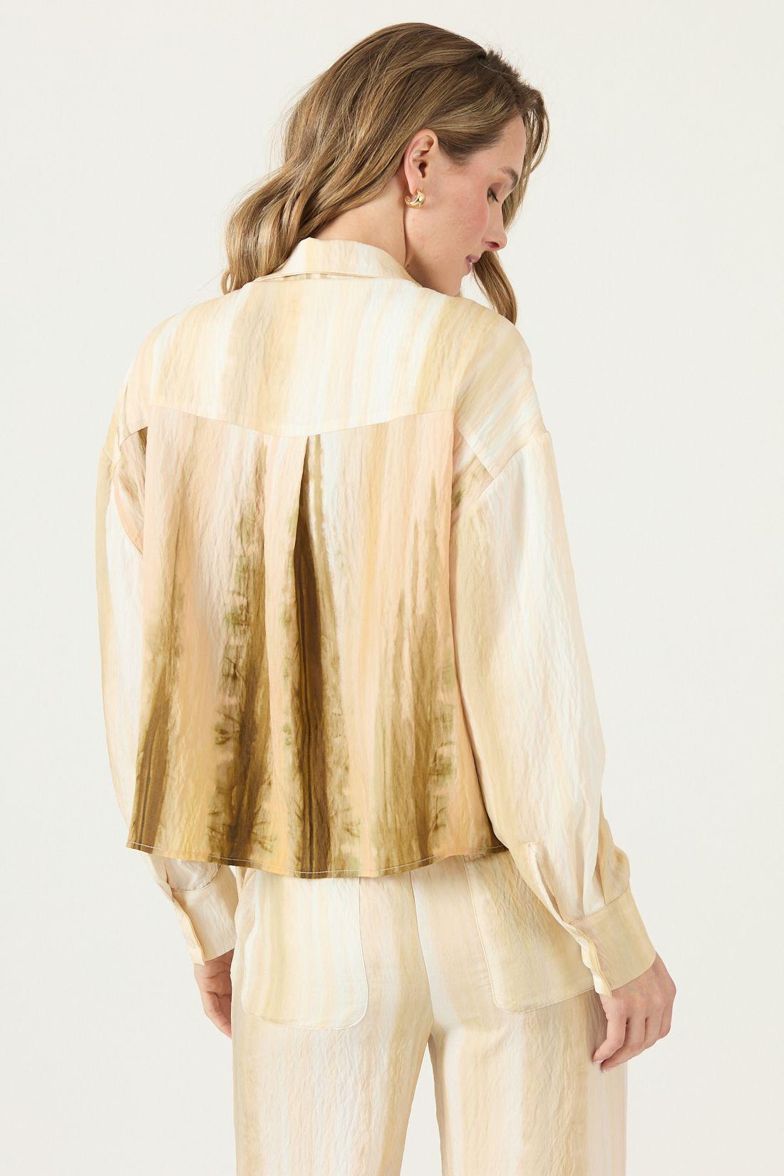 Blusa Estampada Beige Cod 4517665-3