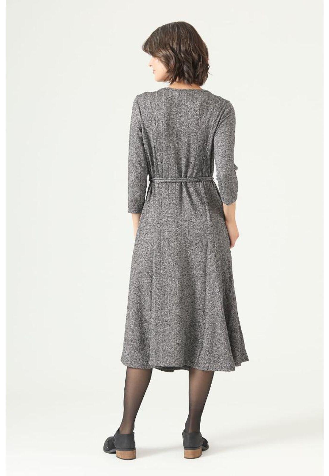 Vestido plata PRIVILEGE 2631-4
