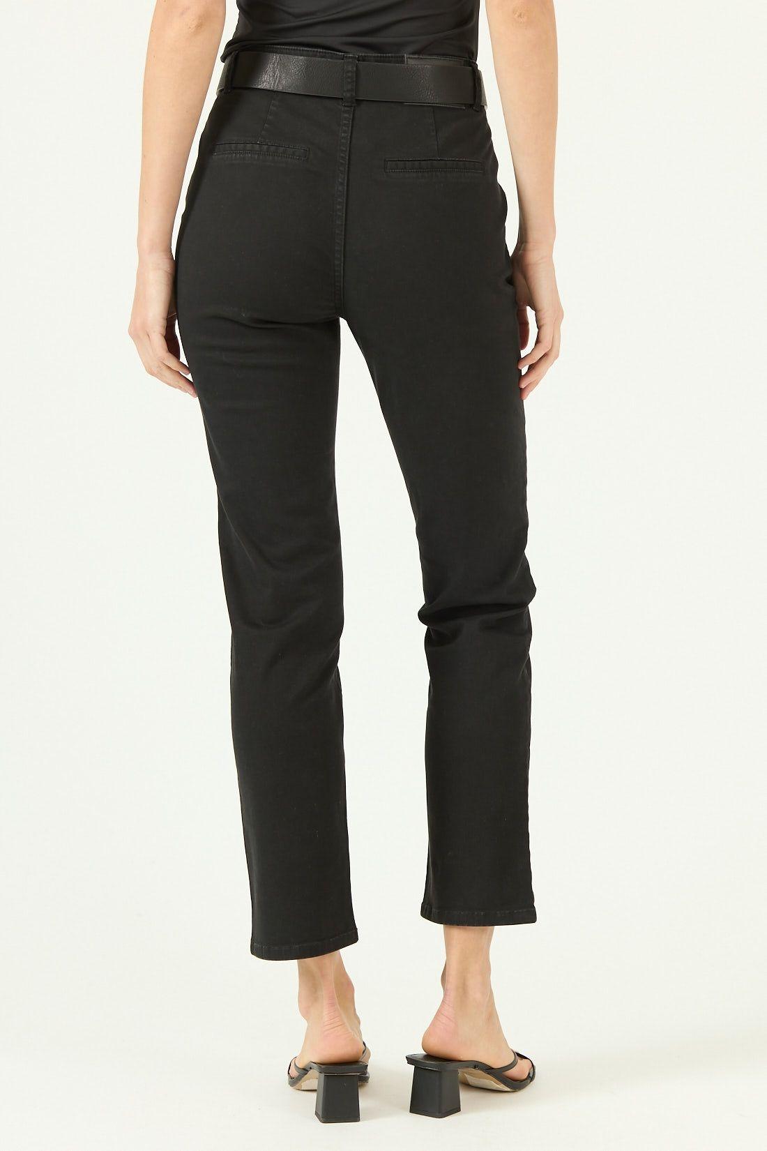 Pantalon slim fit negro 442-3