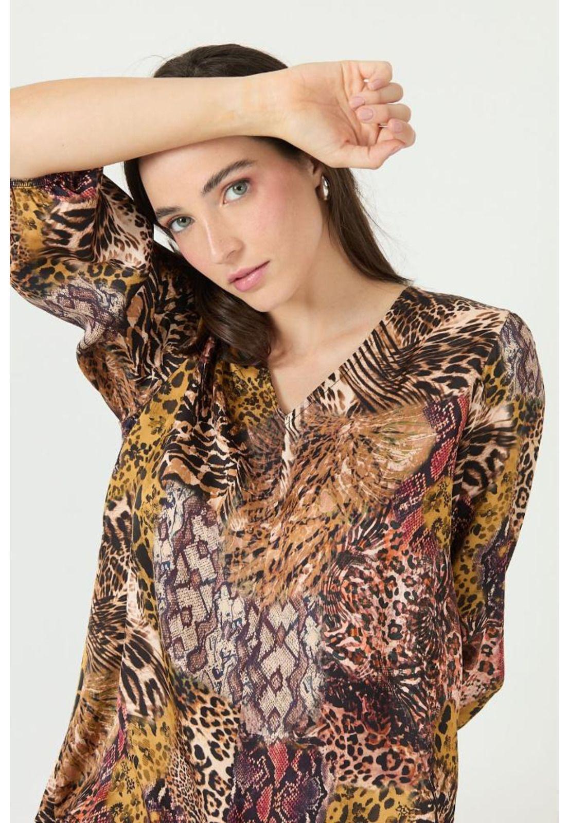 Blusa multicolor estampada PRIVILEGE 2378-0