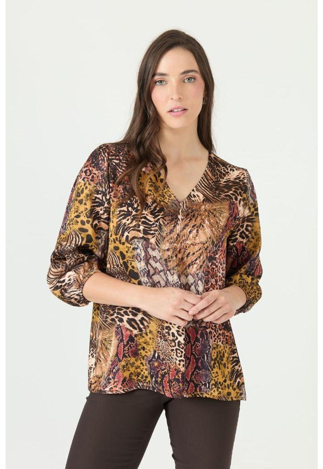 Blusa multicolor estampada PRIVILEGE 2378-1