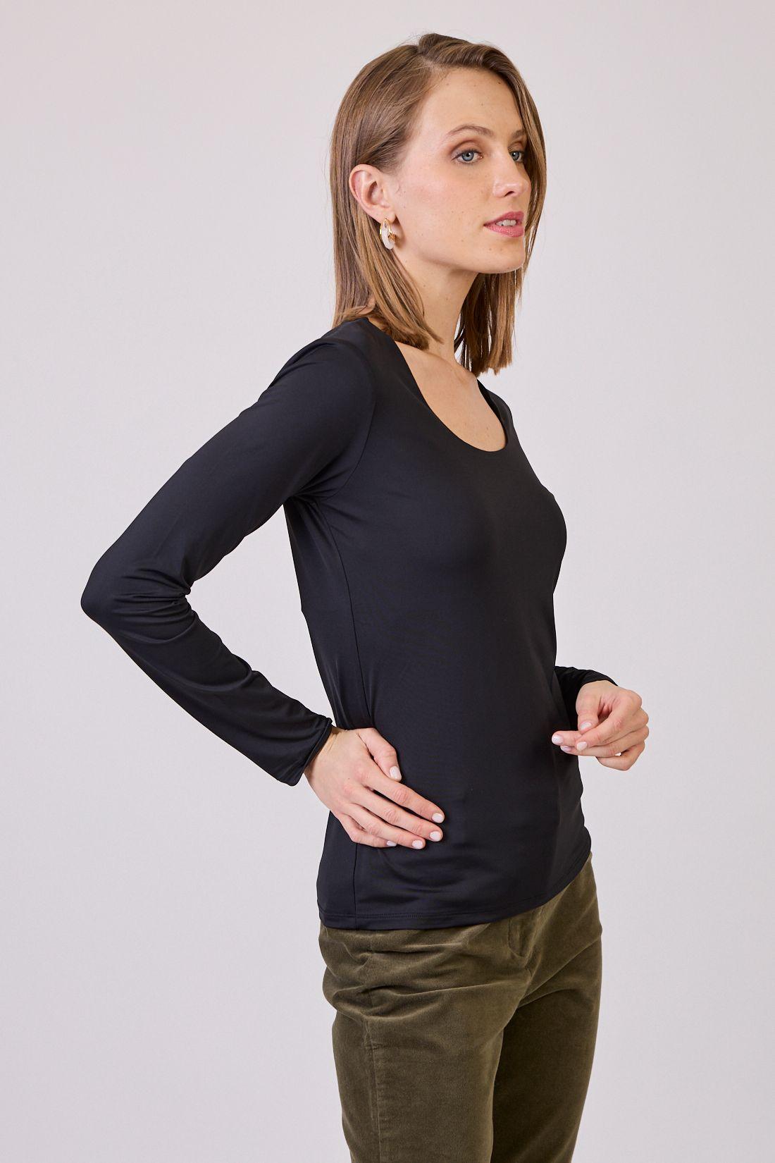 Polera Poliamida Negra Cod 2800016-3