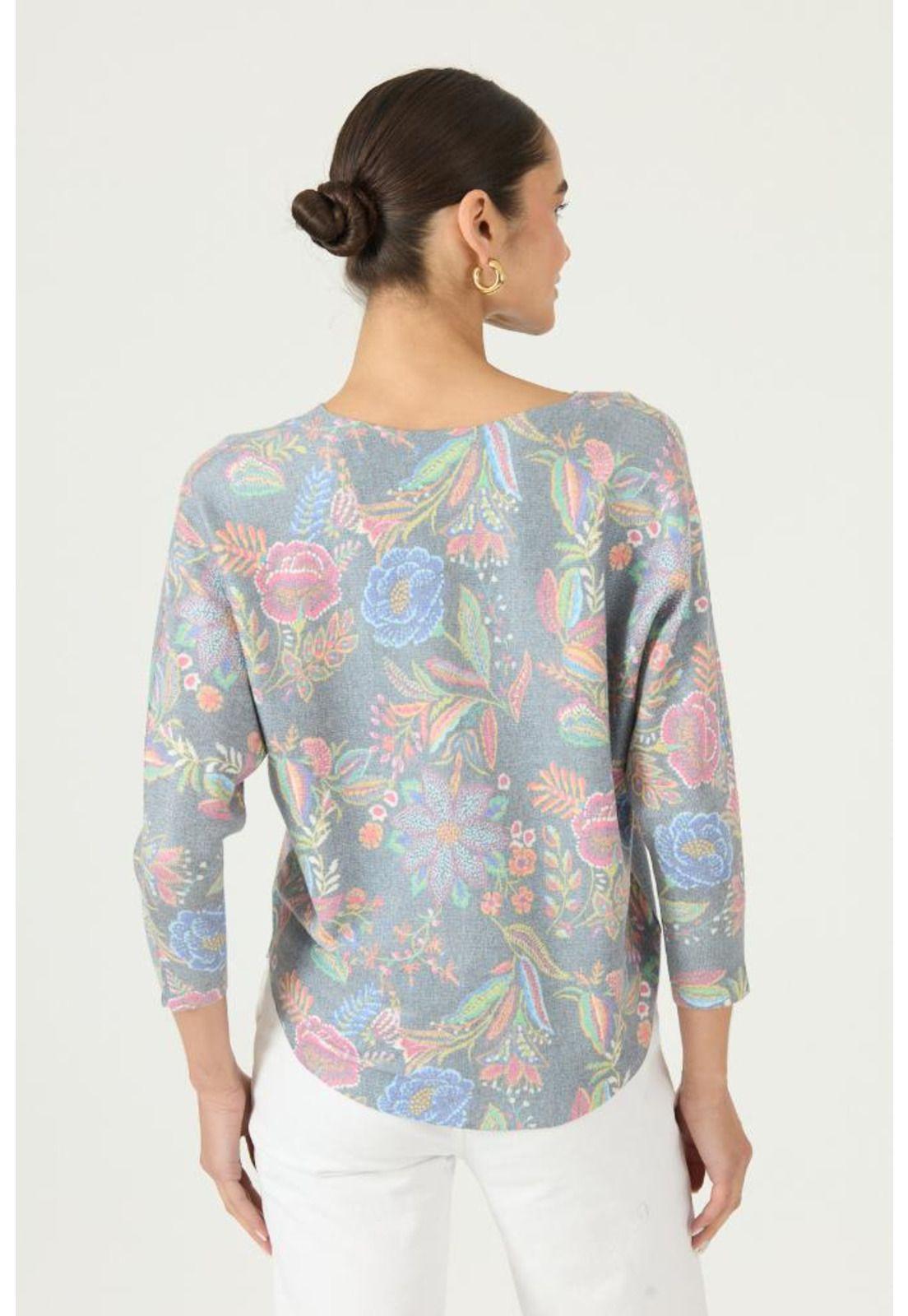 Sweater denim flores PRIVILEGE 2932-3