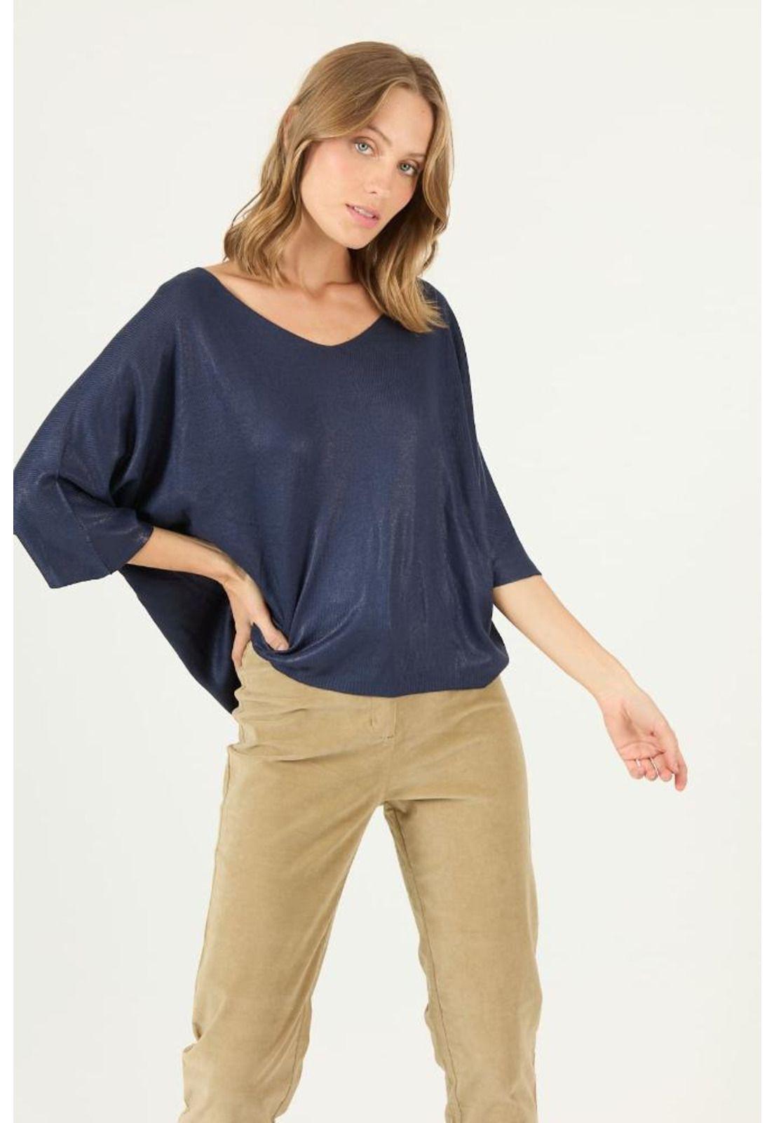 Sweater azul marino PRIVILEGE 2407-0