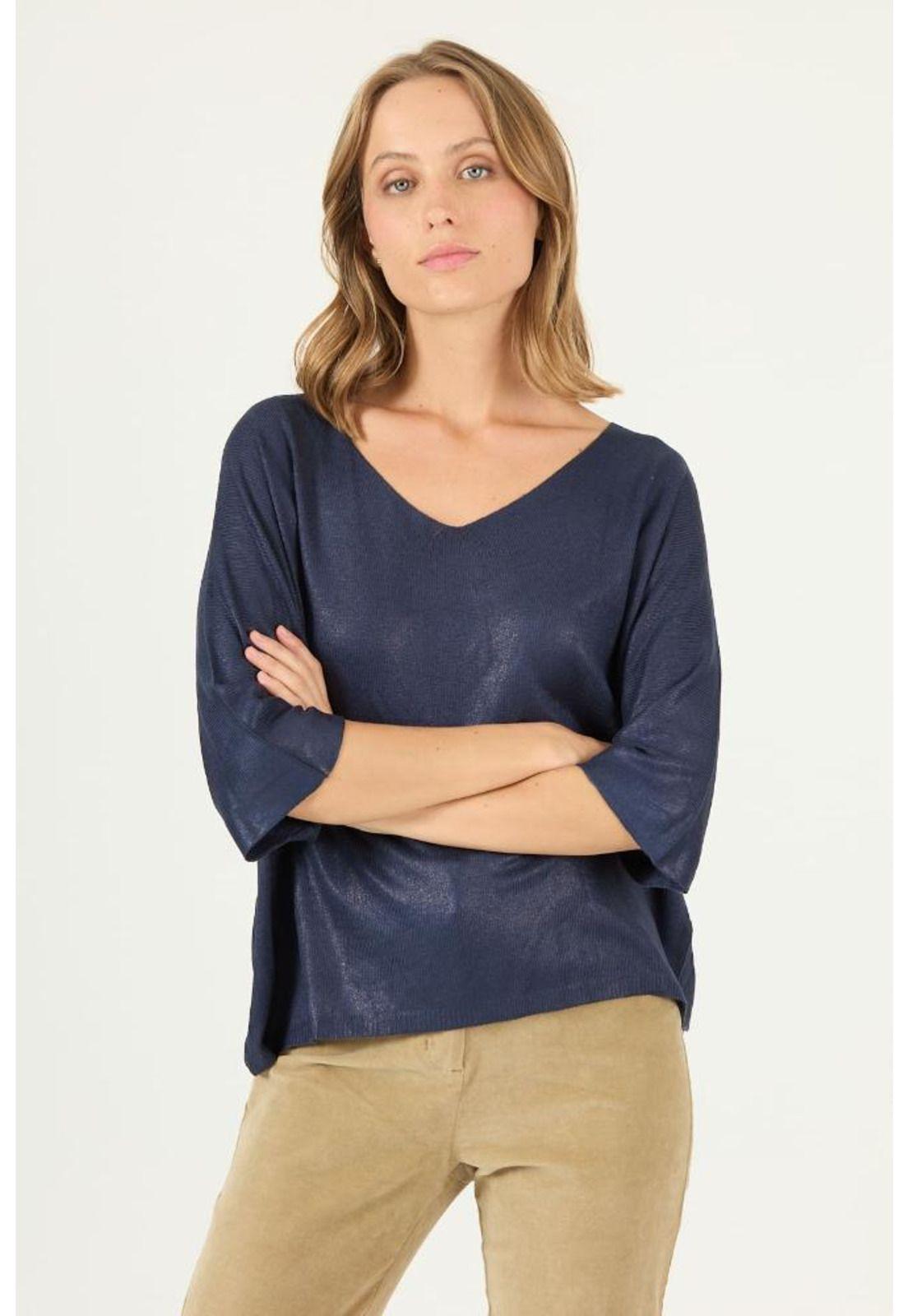 Sweater azul marino PRIVILEGE 2407-2
