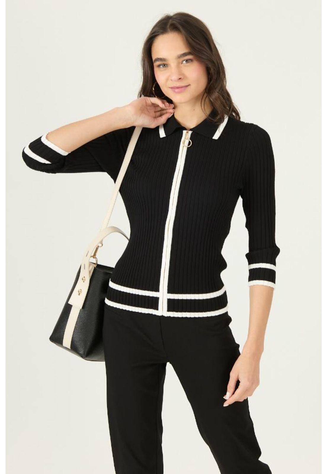 Cardigan negro PRIVILEGE 2970-0