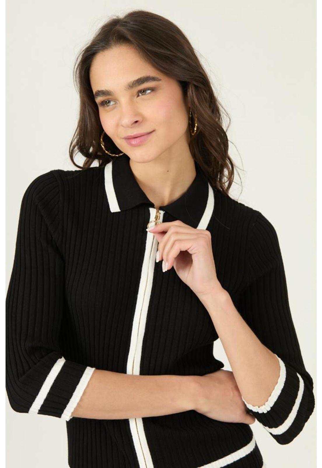 Cardigan negro PRIVILEGE 2970-2
