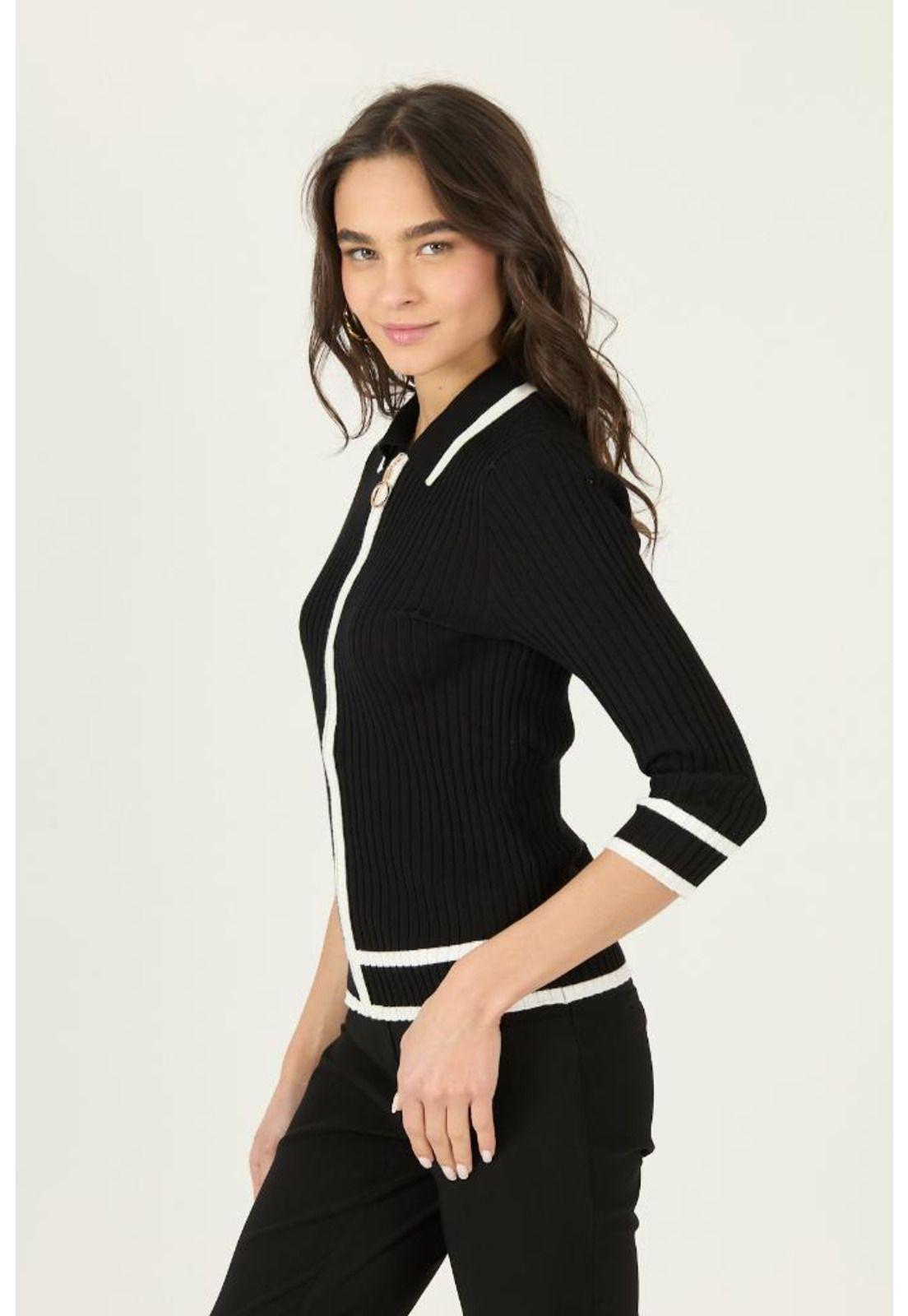 Cardigan negro PRIVILEGE 2970-3