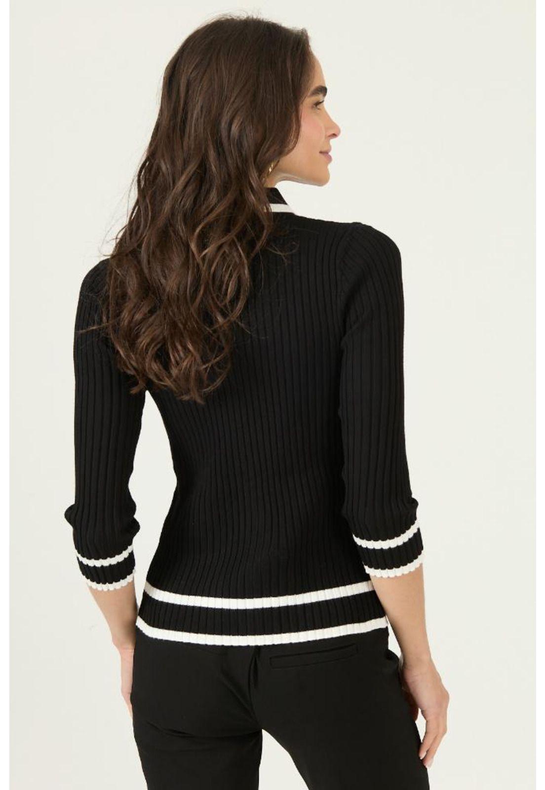 Cardigan negro PRIVILEGE 2970-4