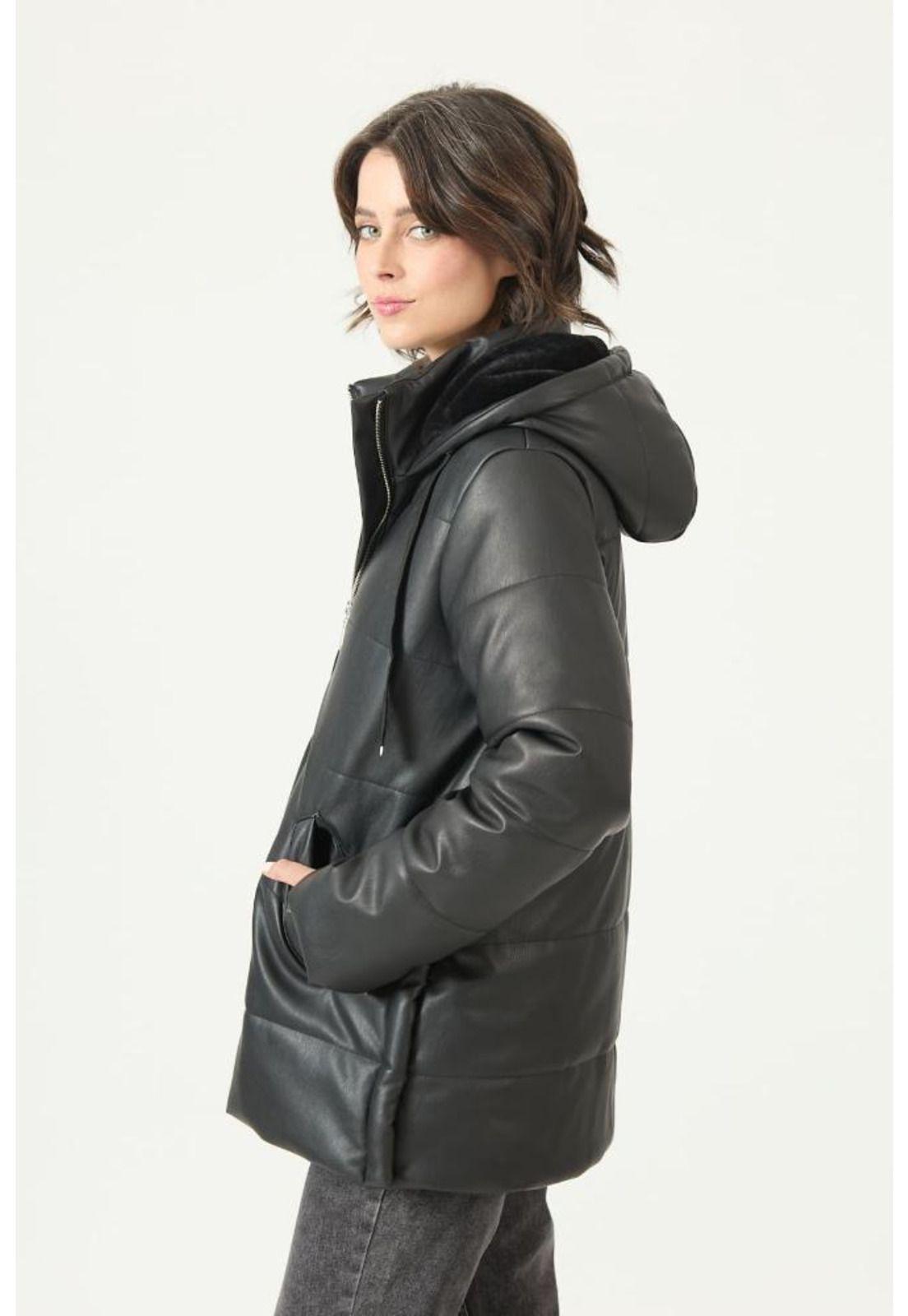 Parka negra PRIVILEGE 2732-3