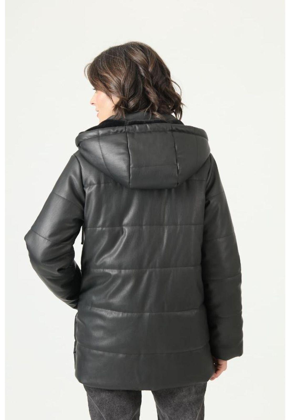 Parka negra PRIVILEGE 2732-4