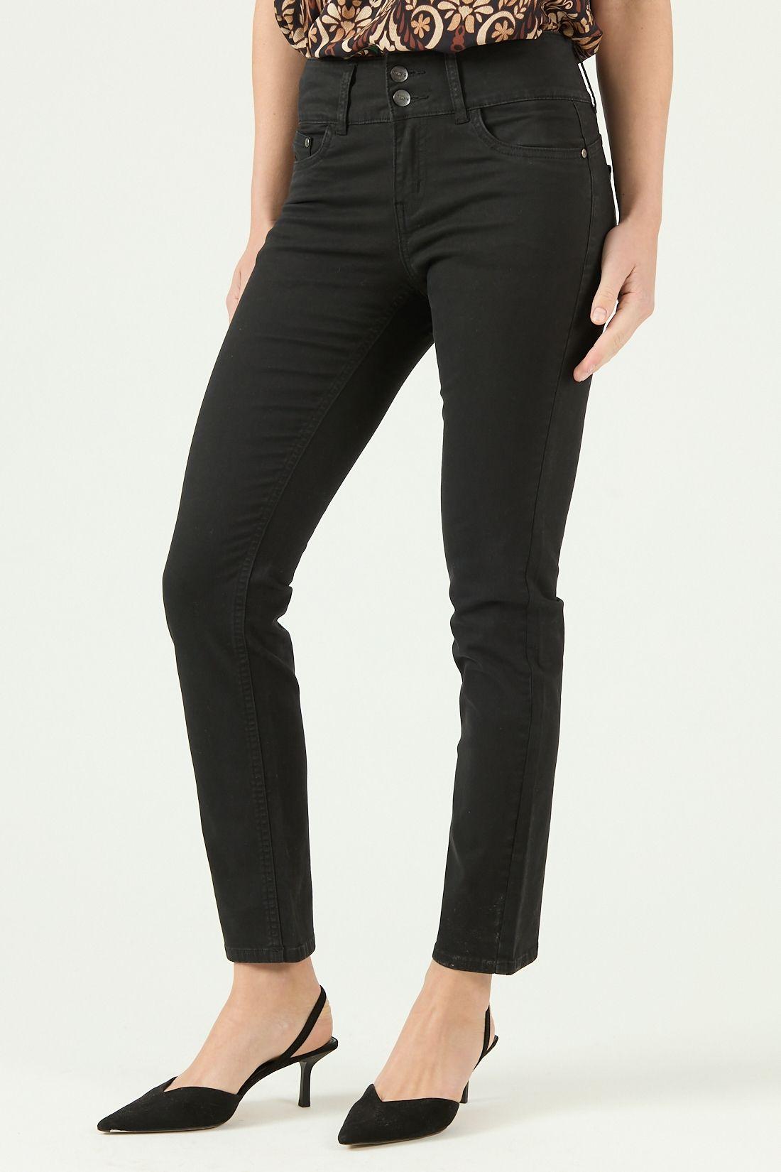 Pantalon skinny negro 399-1