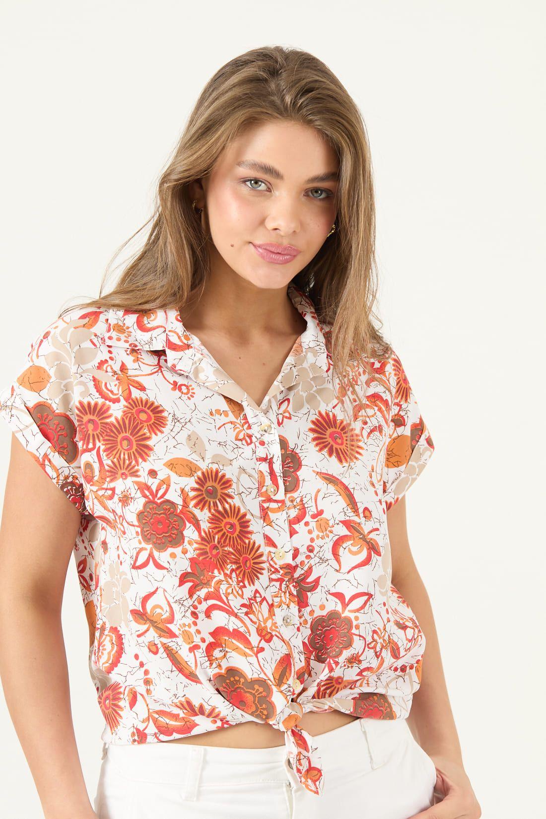 Blusa Estampada Café Cod 4517675-0