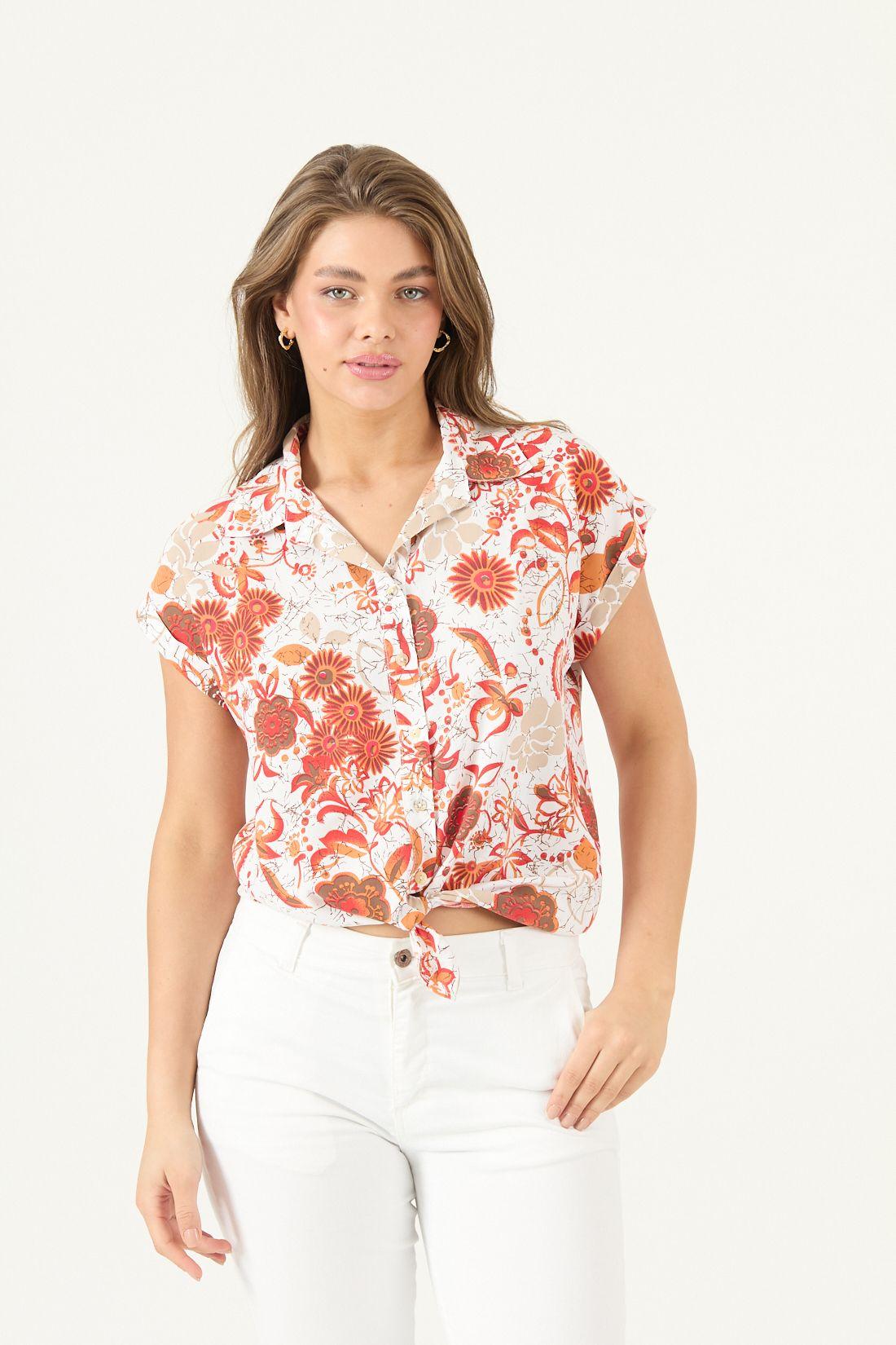 Blusa Estampada Café Cod 4517675-2