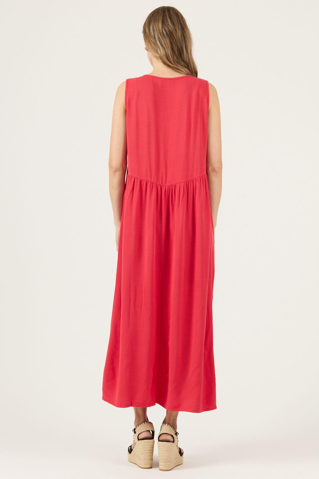 Vestido Rojo Cod 4005735-4