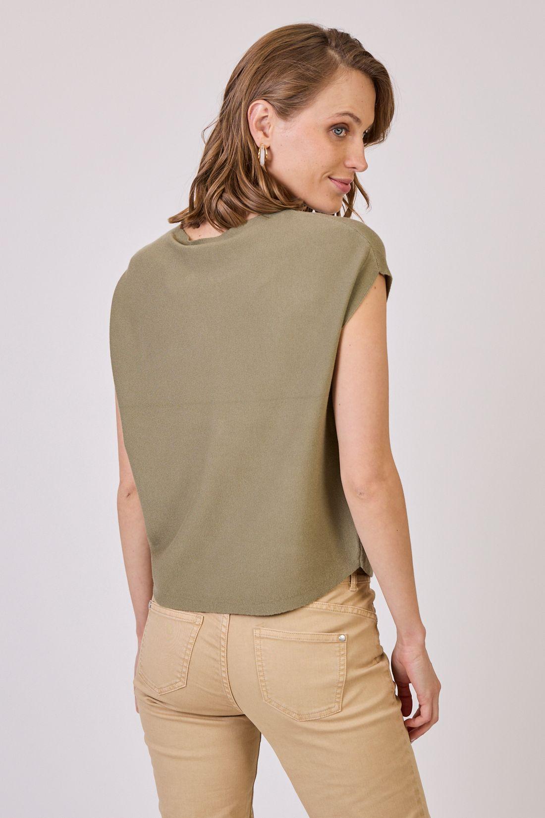 Sweater Con Bordados Verde Cod 5414216-3