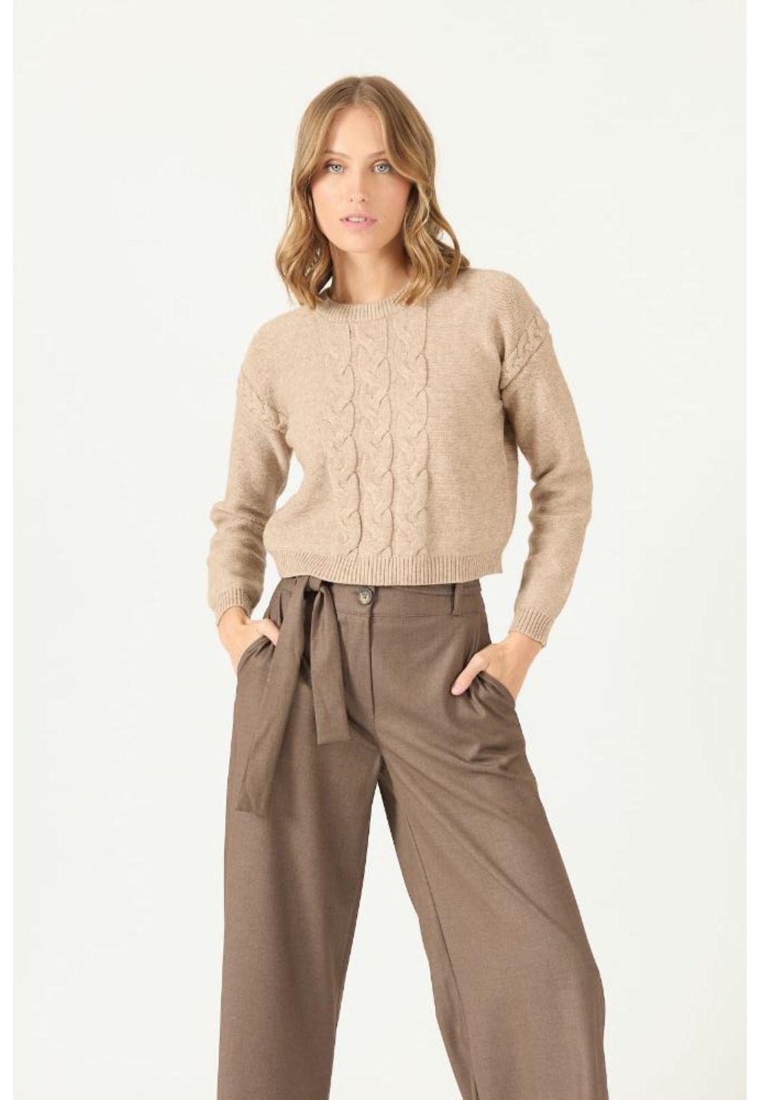 Sweater vison trenzado PRIVILEGE 2169-0
