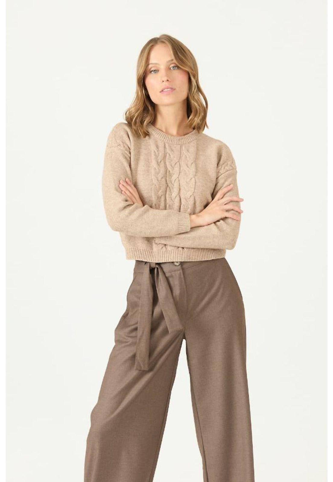 Sweater vison trenzado PRIVILEGE 2169-1