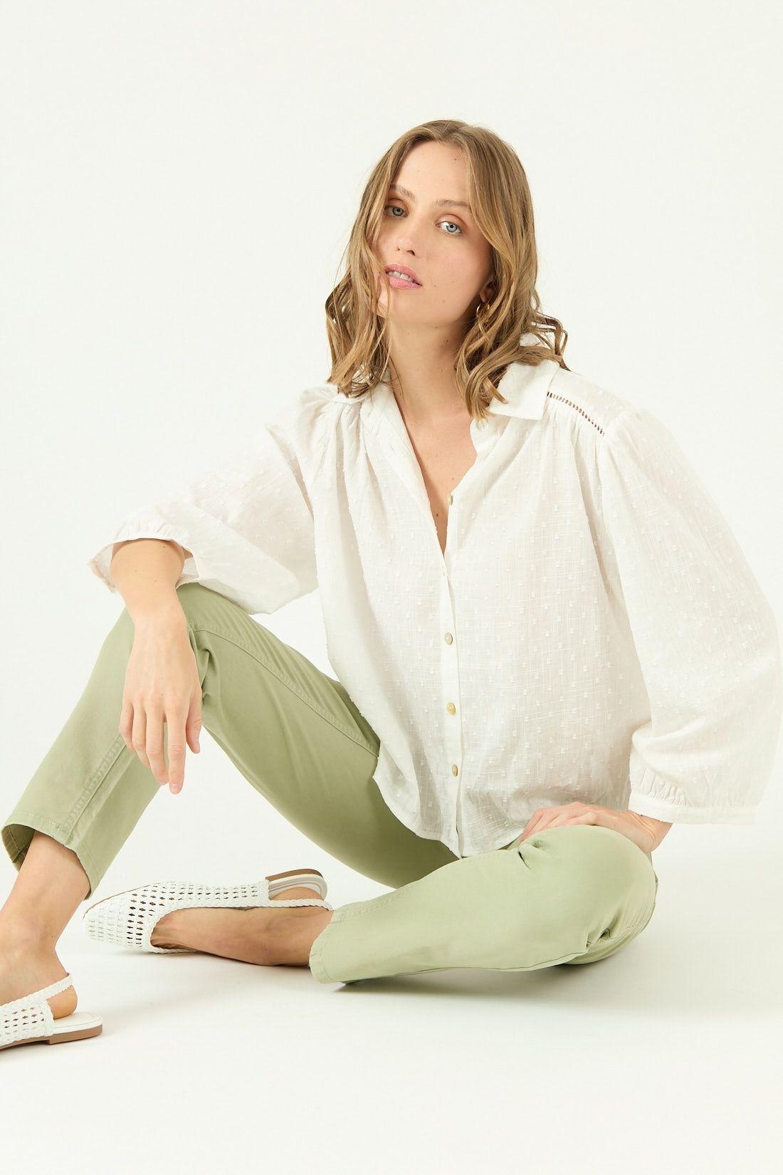 Pantalon skinny verde 360-0