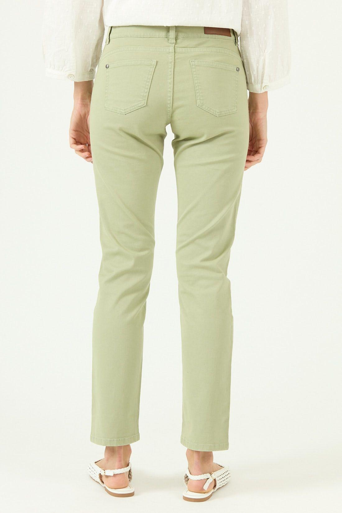 Pantalon skinny verde 360-3