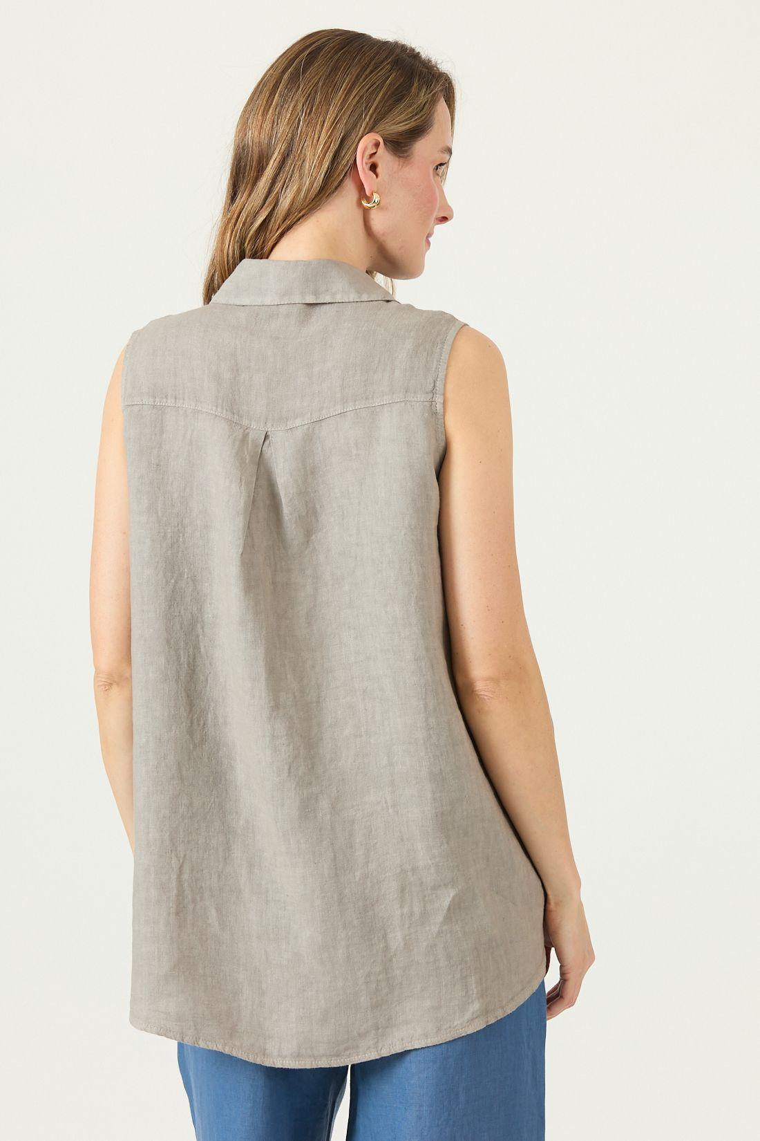 Blusa De Lino Vison Cod 4517915-4