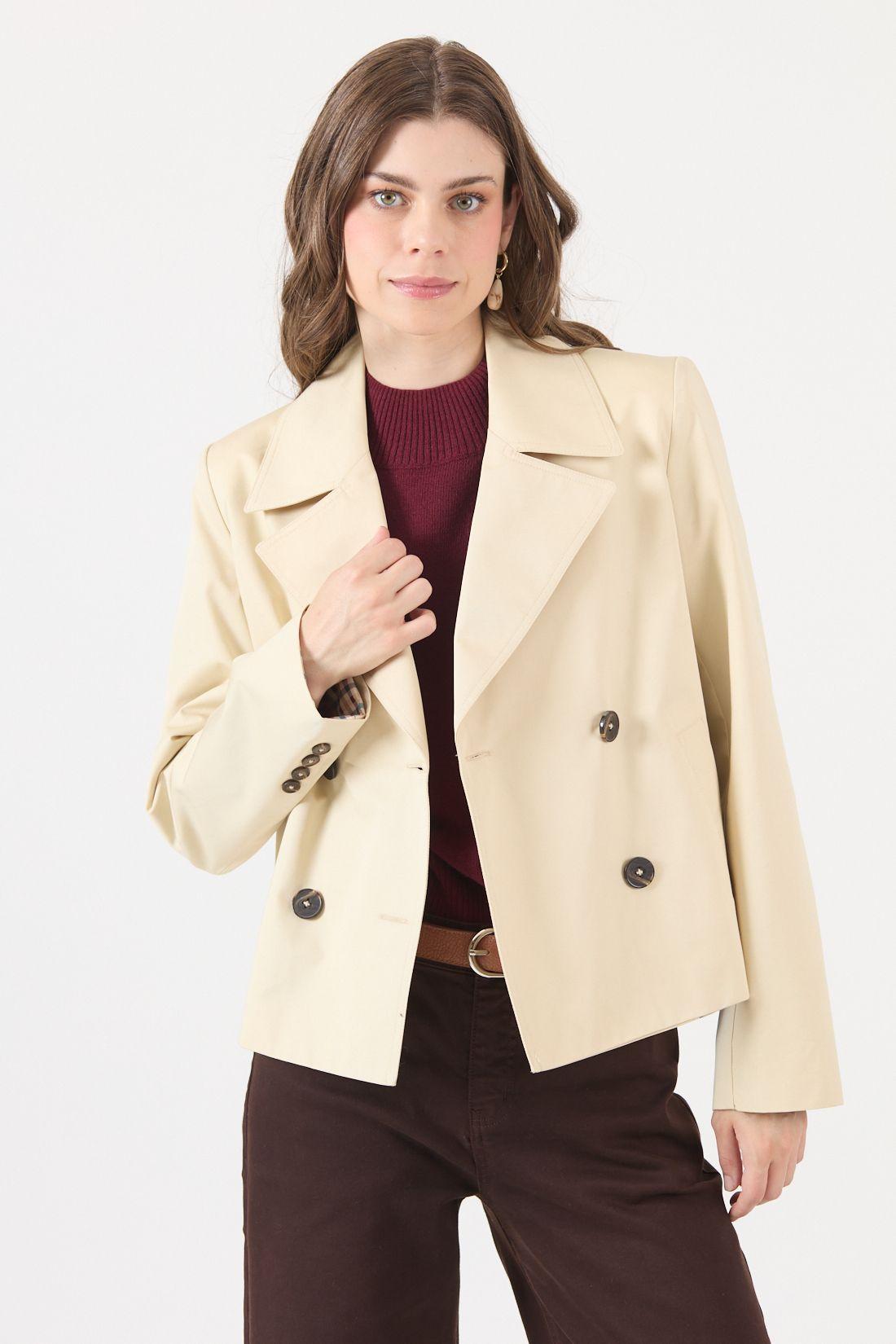 Trench Repelente Al Agua Beige Cod 1536056-2