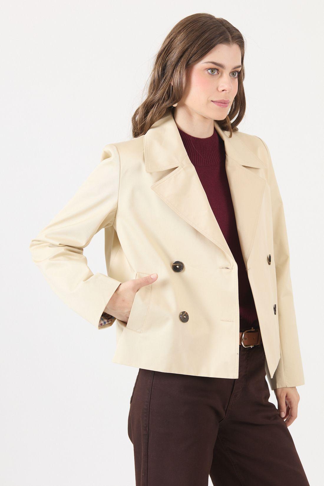 Trench Repelente Al Agua Beige Cod 1536056-3