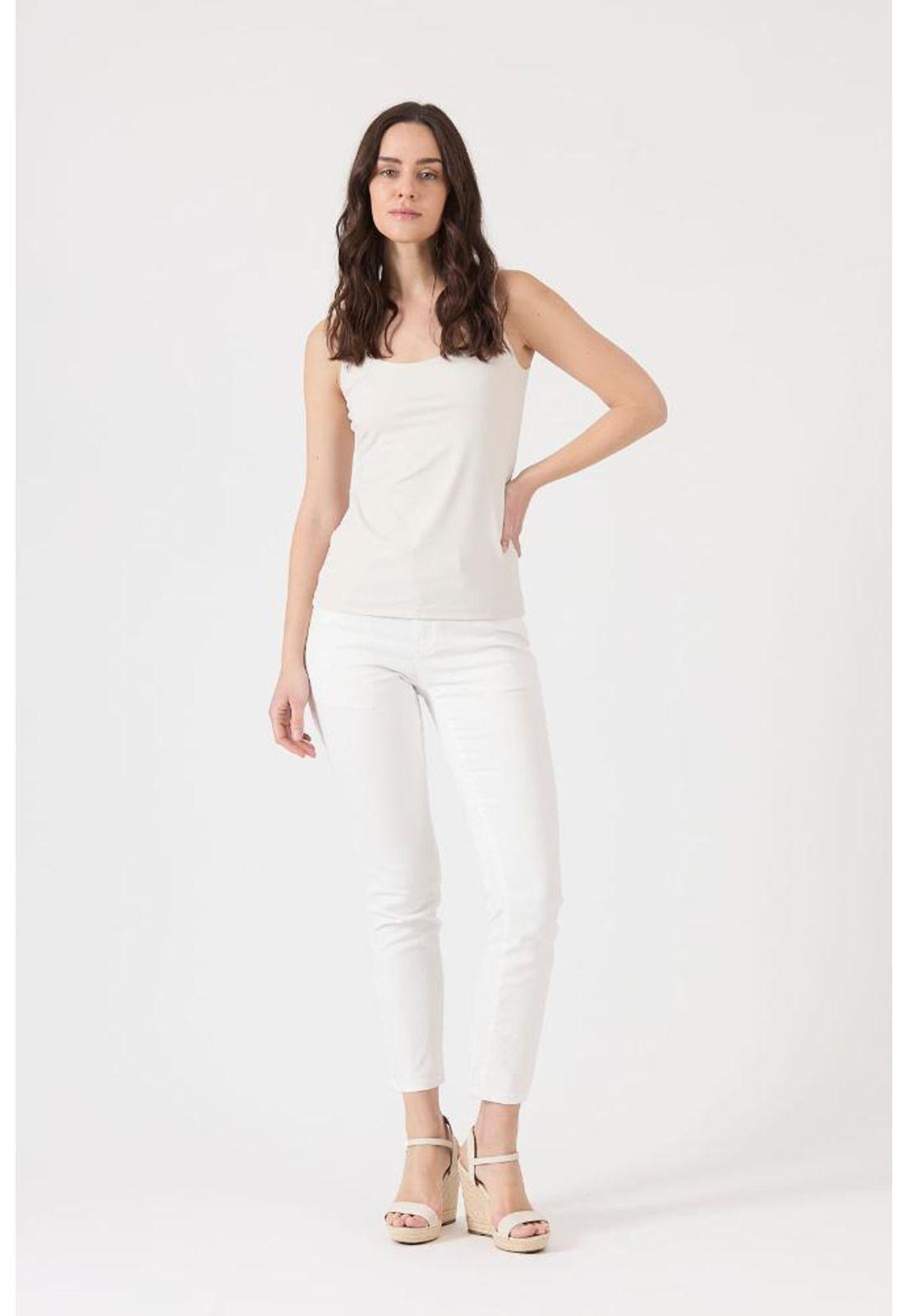 Polera poliamida beige PRIVILEGE 1494-1