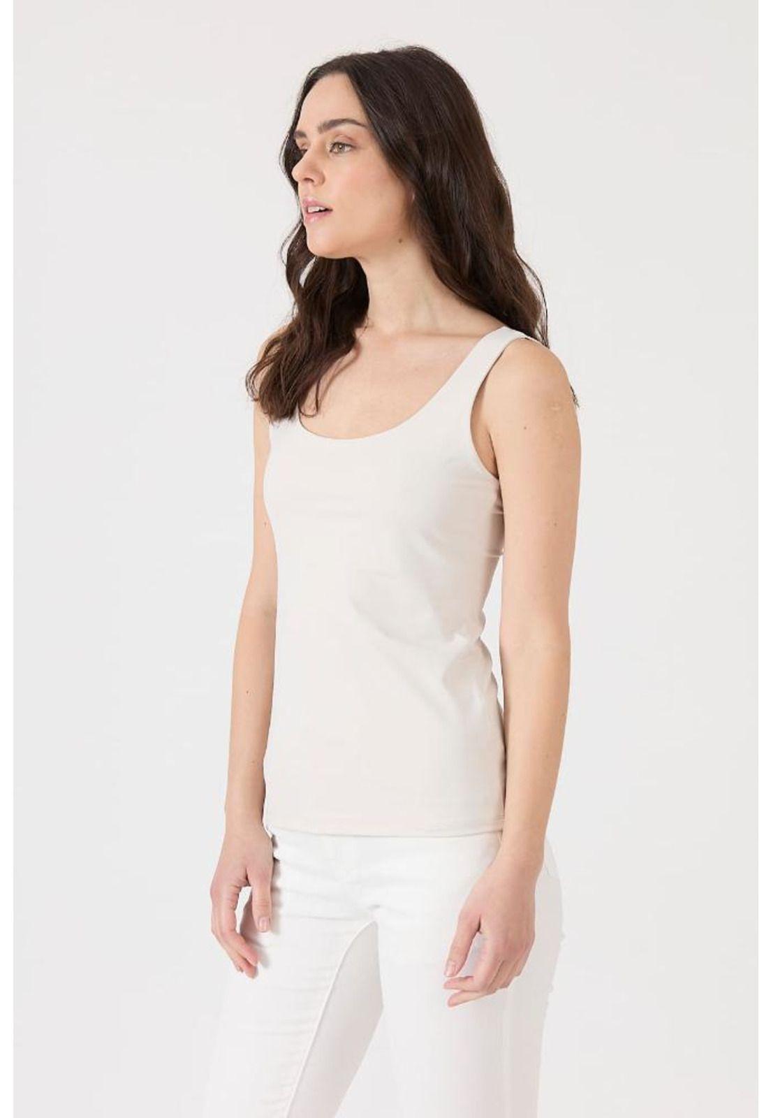 Polera poliamida beige PRIVILEGE 1494-2