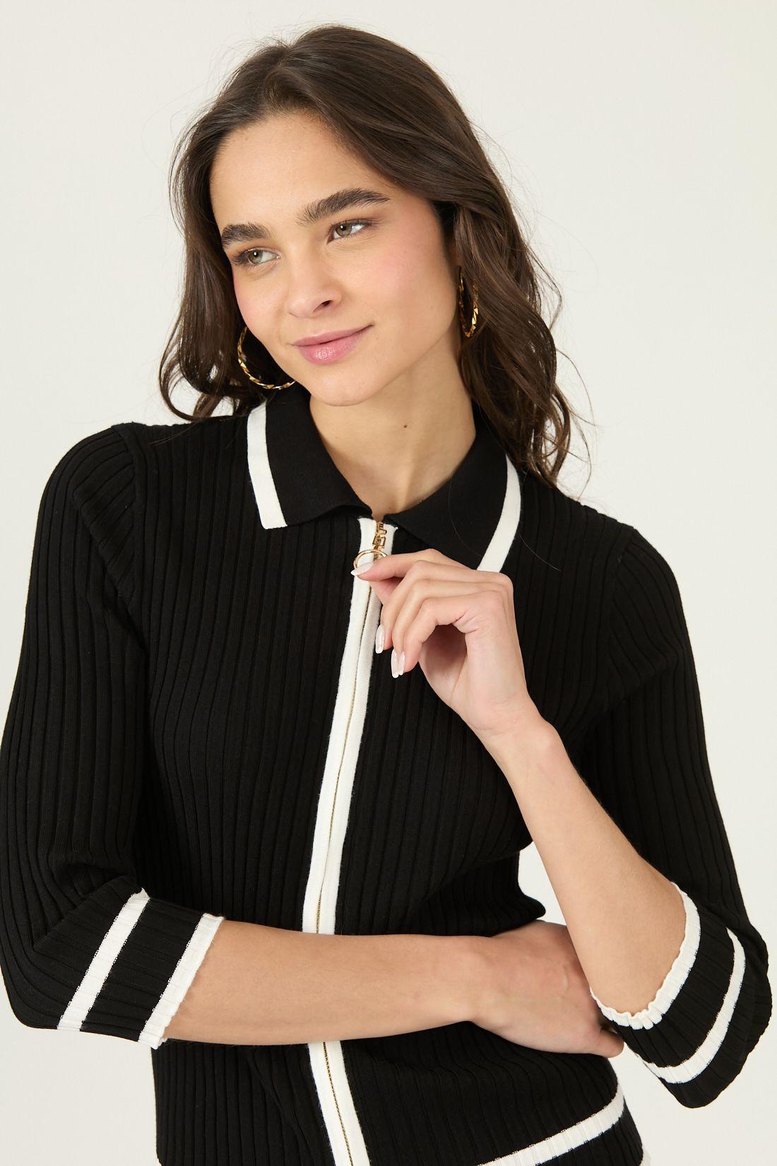 Cardigan Negro Cod 5406165-2