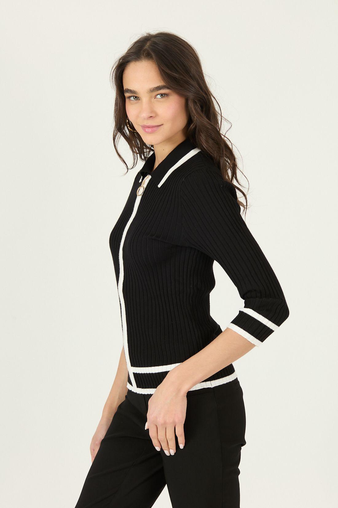 Cardigan Negro Cod 5406165-3