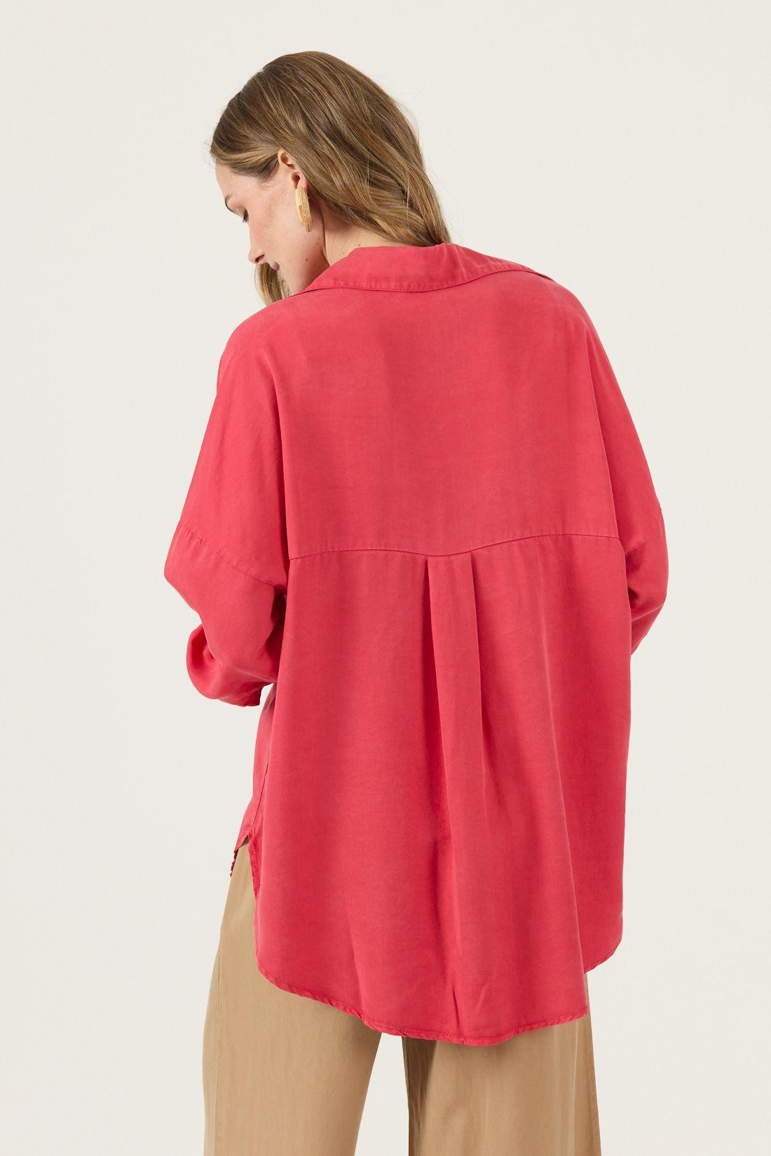 Blusa De Lyocell Roja Cod 4517735-4