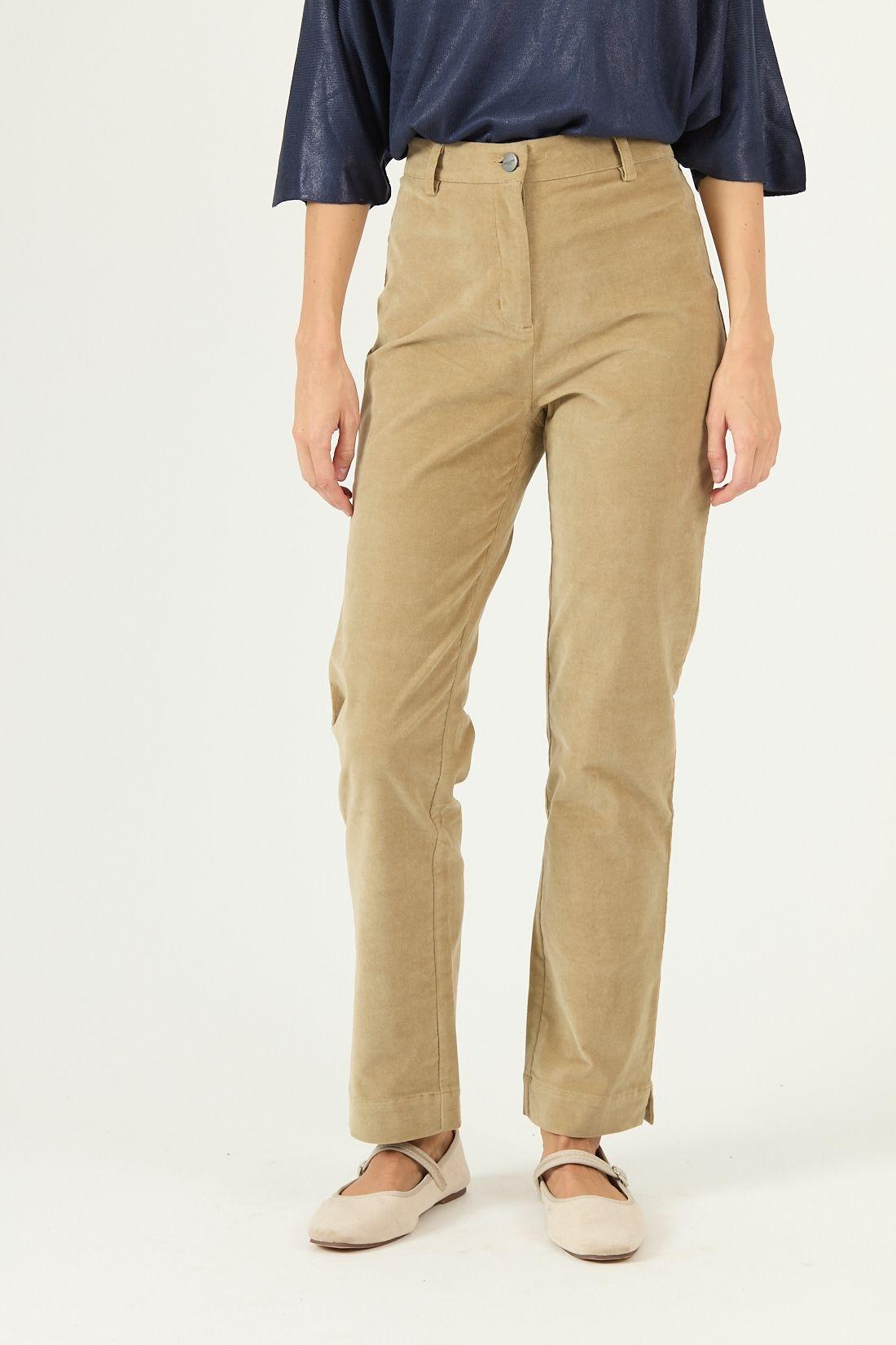 Pantalon straight beige 2267-2