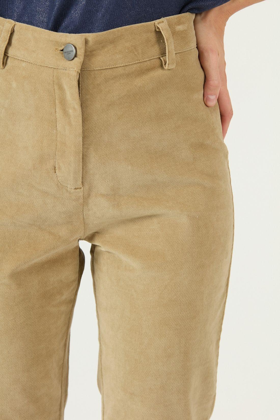 Pantalon straight beige 2267-4